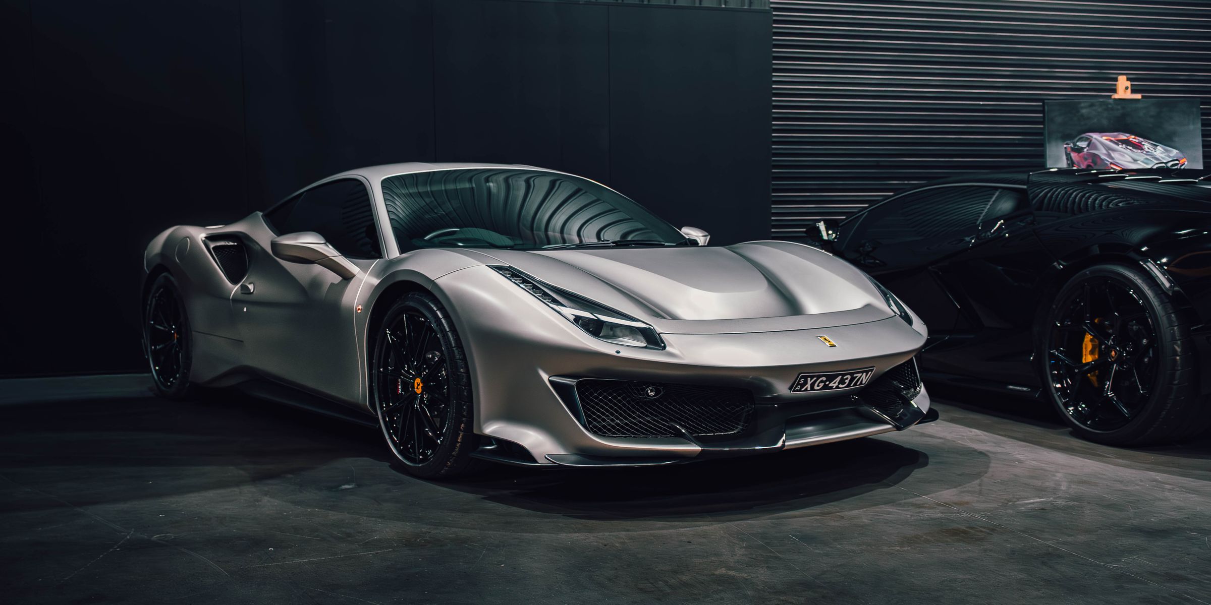 Ferrari 488 Pista in the CADE Technologies workshop